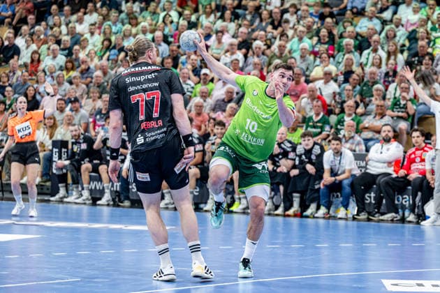 Handball Bundesliga HSG Wetzlar HC Erlangen, 23 05 26 Josip Simic HSG Wetzlar, 10 , Maciej Gebala HC Erlangen, 77 Handball Bundesliga HSG Wetzlar HC Erlangen Wetzlar, 23 05 26 Copyright: xBEAUTIFULxSPORTS Roeczeyx