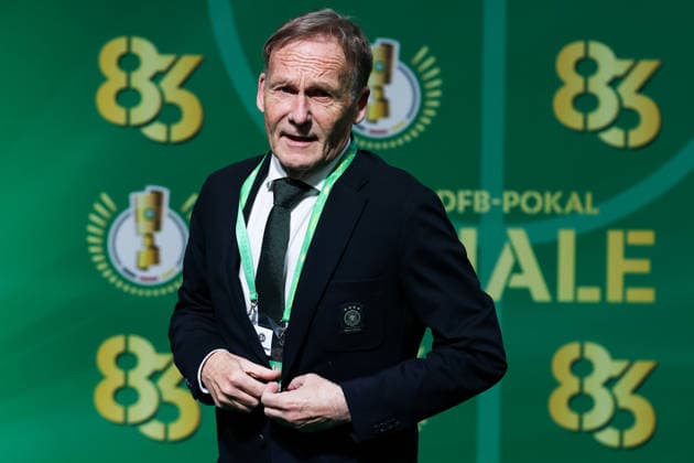 DFB Cup final FC Bayern Munich VfB Stuttgart on 23 May 2026 at the Olympic Stadium in Berlin BVB President Hans Joachim Watzke on the green carpet MH