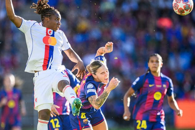 260523 Mapi Leon of Barcelona during the UEFA Women s Champions League final football match between Barcelona and Lyon on May 23, 2026 in Oslo Photo Jon Olav Nesvold BILDBYRAN COP 217 VG0925 bbeng football fotball fotboll soccer champions league finale final final 2026 mesterligaen dam fcb barcelona lyon ol lyonnes  Copyright: JONxOLAVxNESVOLD BB260523JE041