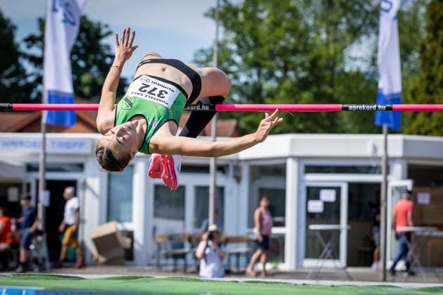 WEINHEIM, GERMANY - MAY 23 Joana Herrmann (GER SV Teuto Riesenbeck) during the high jump during the B&S Kurpfalz Gala am 23.05.2026 at the Sepp-Herberger-Stadium in Weinheim (Baden-Wuerttemberg Germany). Baden-Wuerttemberg Germany Copyright: xLeahxKohringx
