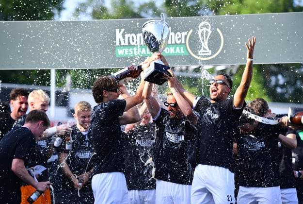 SC Verl SF Lotte FOR EDITORIAL PURPOSES ONLY EDITORIAL USE ONLY p Football Krombacher Westfalenpokal Final SC Verl SF Lotte on 23 05 2026 at the Sportclub Arena in Verl SC Verl wins the Krombacher Westfalen Pokal Germany Nordrhein Westfalen Verl Copyright ThorstenxTillmann Copyright: ThorstenxTillmann doc85z2c6bxi3nlxfitqmr ,EDITORIAL USE ONLY Copyright: ThorstenxTillmann