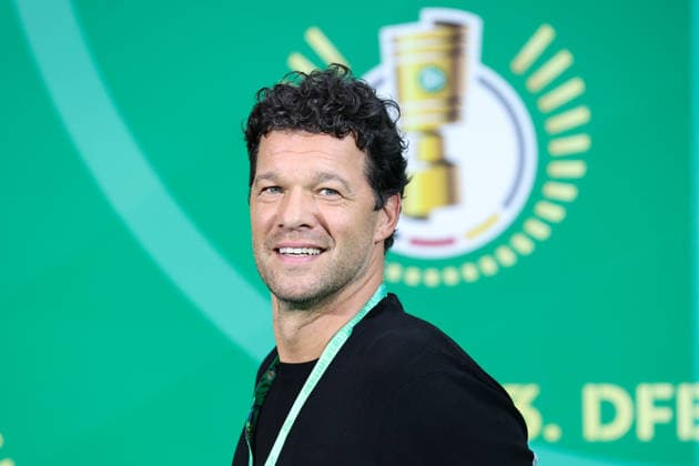 DFB Cup Final FC Bayern Munich VfB Stuttgart on 23 05 2026 at the Olympic Stadium in Berlin Michael Ballack on the green carpet MH