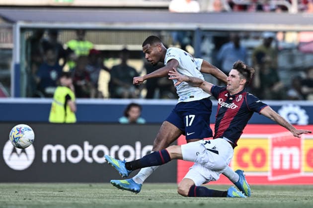 Mp Bologna 23 05 2026 - campionato di calcio serie A Bologna-Inter foto Matteo Papini Image nella foto: gol Andy Diouf 
