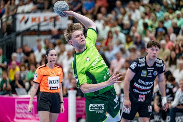 Handball Bundesliga HSG Wetzlar HC Erlangen, 23 05 26 Tristan Kirschner HSG Wetzlar, 5 , Florian Scheerer HC Erlangen, 10 Handball Bundesliga HSG Wetzlar HC Erlangen Wetzlar, 23 05 26 Copyright: xBEAUTIFULxSPORTS Roeczeyx