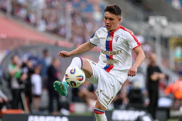 23.05.2026, Zabrze Mecz PKO Ekstraklasa sezon 2025 26 Gornik Zabrze - Radomiak Radom - Football Match Polish Top League Gornik Zabrze - Radomiak Radom Nz. Maksym Khlan Fot. Michal Chwieduk Arena Akcji NEWSPIX.PL --- newspix.pl 