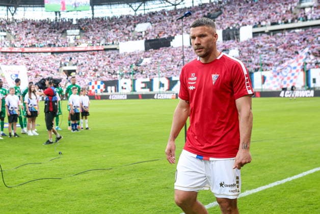 23.05.2026, Zabrze Mecz PKO Ekstraklasa sezon 2025 26 Gornik Zabrze - Radomiak Radom - Football Match Polish Top League Gornik Zabrze - Radomiak Radom Nz. Lukas Podolski Fot. Michal Chwieduk Arena Akcji NEWSPIX.PL --- newspix.pl 