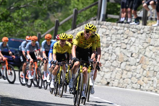 23-05-2026 Giro D italia; Tappa 14 Aosta - Pila; 2026, Visma - Lease A Bike; Saint Barthelemy; 