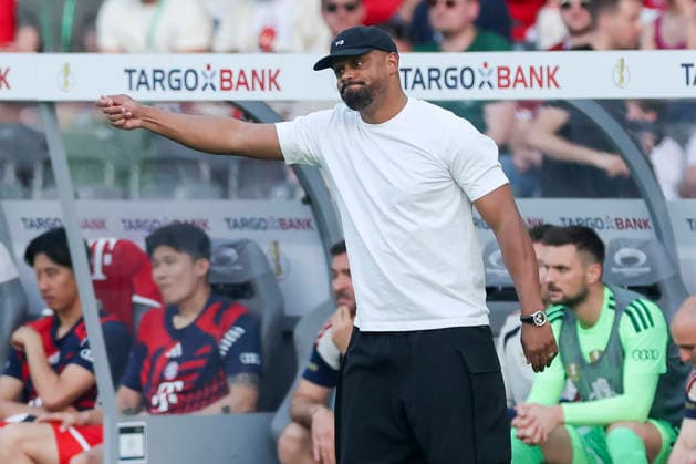 Coach Vincent Kompany FC Bayern Muenchen looks disappointed, DFB Cup Final 2026, FC Bayern München v VfB Stuttgart, Olympiastadion on May 23, 2026 in Berlin, Germany Photo by Marco Steinbrenner DeFodi Images Coach Vincent Kompany FC Bayern Muenchen looks disappointed, DFB Cup Final 2026, FC Bayern München v VfB Stuttgart, Olympiastadion, May 23, 2026 in Berlin, Germany Photo by Marco Steinbrenner DeFodi Images