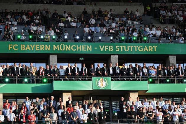 23 05 2026, xsltx, Football DFB Cup Final, FC Bayern Munich VfB Stuttgart v l The Box of Honor DFL DFB REGULATIONS PROHIBIT ANY USE OF PHOTOGRAPHS as IMAGE SEQUENCES and or QUASI VIDEO Berlin