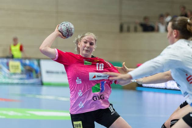 Viktoria Marksteiner Halle, 10 , SV Union Halle Neustadt vs BSV Sachsen Zwickau, Handball Bundesliga Frauen, Play Offs 5 11 Matchday 6, Season 2025 26, 23 05 2026 Halle SWH Arena Sachsen Anhalt Germany
