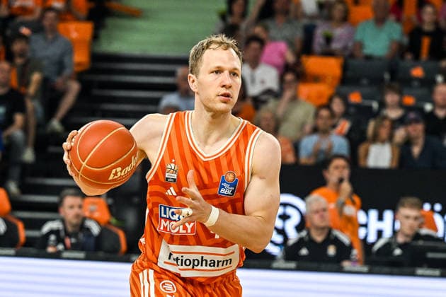 GER, BBL, Playoffs, ratiopharm Ulm vs BMA365 Bamberg Baskets 23 05 2026, ratiopharm arena, New Ulm, GER, BBL, Playoffs, ratiopharm Ulm vs BMA365 Bamberg Baskets, in the picture Christian Sengfelder Ulm, 43 nordphotoxGmbHx xHafner nph00200