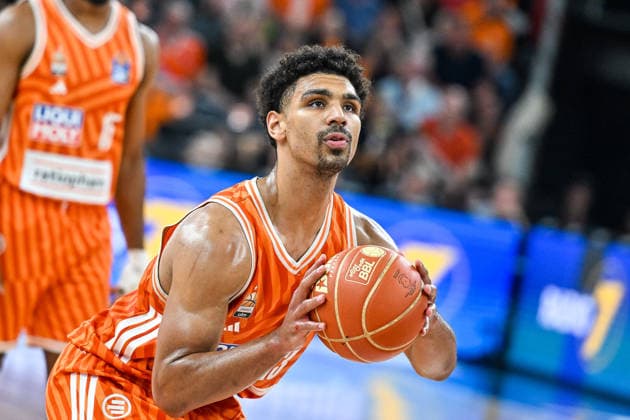 GER, BBL, Playoffs, ratiopharm Ulm vs BMA365 Bamberg Baskets 23 05 2026, ratiopharm arena, New Ulm, GER, BBL, Playoffs, ratiopharm Ulm vs BMA365 Bamberg Baskets, pictured Mark Smith Ulm, 13 nordphotoxGmbHx xHafner nph00200