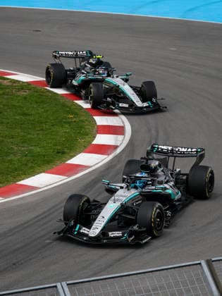 F1 - CANADIAN GRAND PRIX 2026 63 RUSSELL George (gbr), Mercedes AMG F1 Team W17, action 12 KIMI ANTONELLI Andrea (ita), Mercedes AMG F1 Team W17, action during the Formula 1 Grand Prix du Canada 2026, 5th round of the 2026 Formula One World Championship, WM, Weltmeisterschaft from May 22 to 24, 2026 on the Circuit Gilles Villeneuve, in Montrà al, Canada - Montrà alCanada Copyright: xXavixBonillax