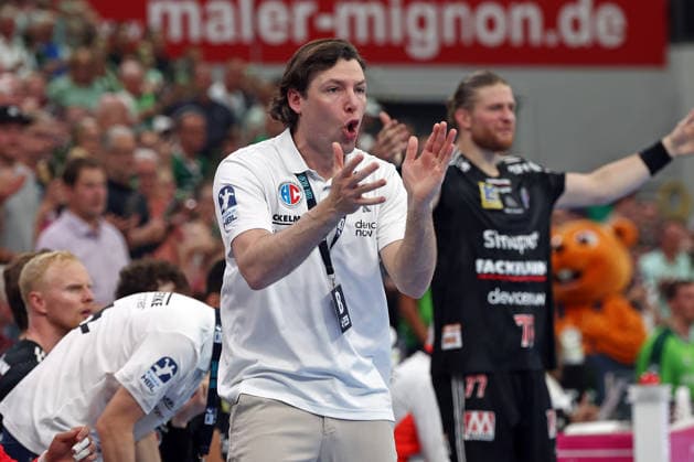 23 05 2026, xovx, Handball Daikin Handball Bundesliga, HSG Wetzlar HC Erlangen Coach Johannes Sellin HC Erlangen Wetzlar Buderus Arena Hessen Germany EN