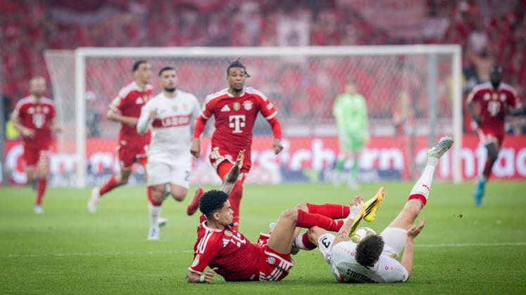 Berlin, Germany 23rd May 2026 Luis Diaz FCB Ramon Hendriks VfB Bayern Munich VfB Stuttgart 23 05 2026