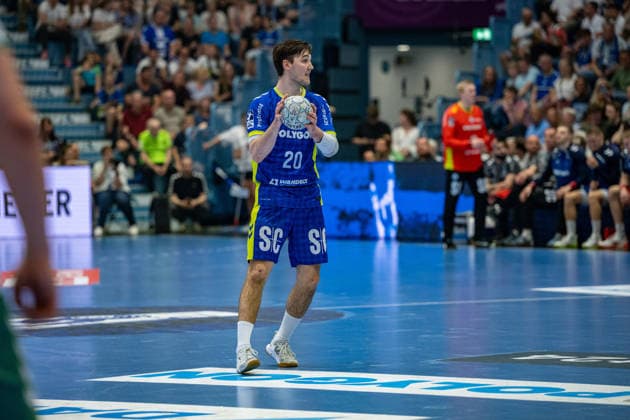 Daikin Handball Bundesliga, VfL Gummersbach GWD Minden, 23 05 2026 Ludvig Hallbäck VfL Gummersbach, 20 , Daikin Handball Bundesliga, VfL Gummersbach GWD Minden, 23 05 2026 Copyright: xBEAUTIFULxSPORTS Erlhofx