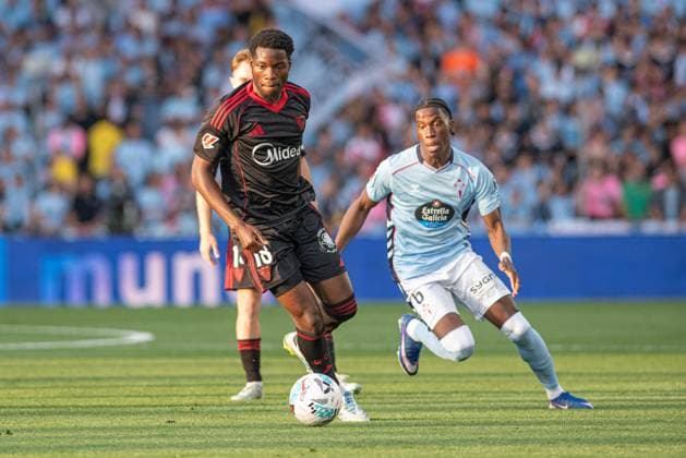 ESP RC celta v Elche Club de Futbol La Liga Lucien Agoume of Sevilla FC and of RC Celta during La Liga ,2025 2026,between RC Celta and SEvilla FC,final match 38 at Abanca Balaidos Stadium on May 23,2026 in Vigo Spain Vigo Pontevedra Spain Football Copyright: xLuisxLorenzoxAGENCIAxLOFx
