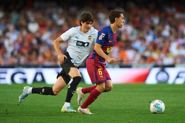 Football, Spain, FC Valencia - FC Barcelona