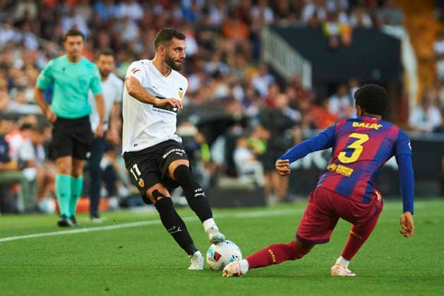 Luis Rioja Valencia CF during the LaLiga EA Sports match between Valencia CF and FC Barcelona at Estadio de Mestalla on May 23, 2026 in Valencia, Spain Photo by Maria Jose Segovia DeFodi Images