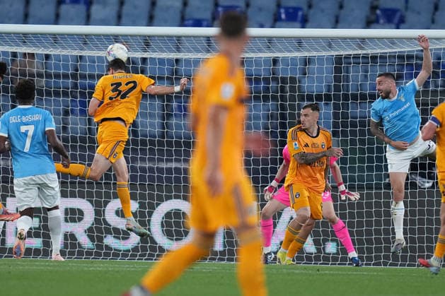 Pisa™s Stefano Moreo gol during the Serie A EniLive soccer match between Lazio and Pisa at the Rome s Olympic stadium, Italy - Saturday May 23, 2026 - Soccer ( Photo by Alfredo Falcone LaPresse )  Copyright: xAlfredoxFalcone LaPressex