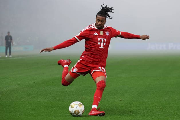 Soccer DFB Cup Final FC Bayern Munich VfB Stuttgart on 23 05 2026 at the Olympiastadion in Berlin Michael Olise Munich DFB regulations prohibit any use of photographs as image sequences and or quasi video xJRx