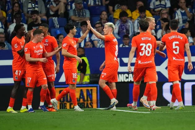 La Liga EA Sports match between RCD Espanyol and Real Sociedad played at RCDE Stadium on May 23, 2026 in Barcelona, Spain. (Photo by Bagu Blanco PRESSINPHOTO) Copyright: xBaguxBlancox xPRESSINPHOTOx