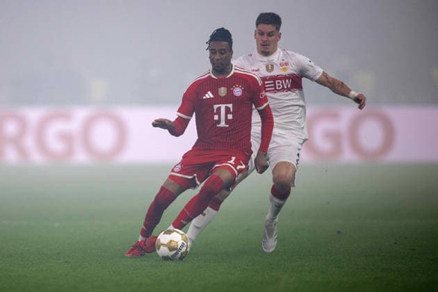 Michael Akopovie Olise FC Bayern Muenchen and Ramon Hendriks VfB Stuttgart xettx, Germany, Berlin, 23 05 2026, Football, DFB Pokal FC Bayern Muenchen vs VfB Stuttgart, Season 2025 2026, Final, Olympiastadion DFL DFB REGULATIONS PROHIBIT ANY USE OF PHOTOGRAPHS AS IMAGE SEQUENCES AND OR QUASI VIDEO