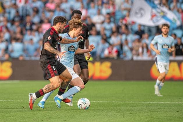 ESP RC celta v Elche Club de Futbol La Liga Isaac of Sevilla FC and of RC Celta during La Liga ,2025 2026,between RC Celta and SEvilla FC,final match 38 at Abanca Balaidos Stadium on May 23,2026 in Vigo Spain Vigo Pontevedra Spain Football Copyright: xLuisxLorenzoxAGENCIAxLOFx