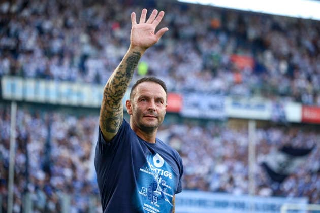 23 05 2026, GER, Football, Men, Niederrheinpokal Final, Season 2025 2026, SC St Tönis MSV Duisburg Coach Dietmar Hirsch MSV Duisburg gestures, gestures and facial expressions Duisburg schauinsland reisen Arena Nordrhein Westfalen Germany Copyright: xAdrianxSchlüterx