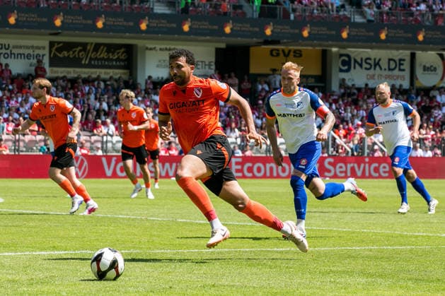 Cottbus, Germany 23 May 2026 Brandenburg State Cup 2025 2026 Final FC Energie Cottbus vs VfB Krieschow In the picture Leon Guwara Energie Cottbus DFB regulations prohibit any use of photographs as image sequences and or quasi video LEAG Energie Stadion Brandenburg Copyright: xFotostandx xWeilandx