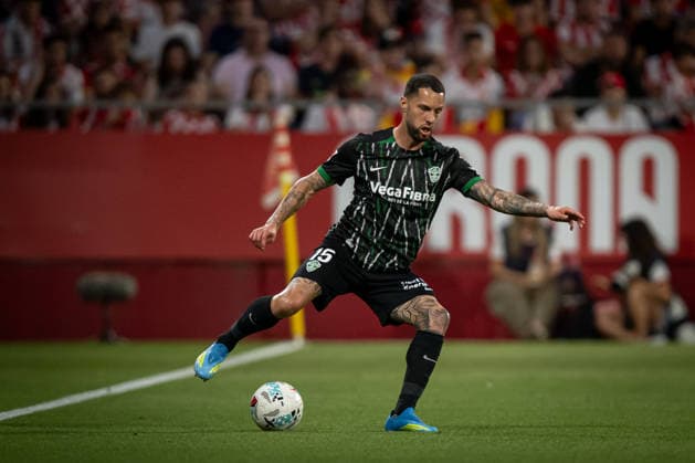 Toni Morente Elche CF in action during a La Liga EA Sports match between Girona FC and Elche CF at Estadi Municipal de Montilivi in Girona, , Spain, on May 23 2026 Photo by Felipe Mondino Copyright: x@FELIPExMONDINOx