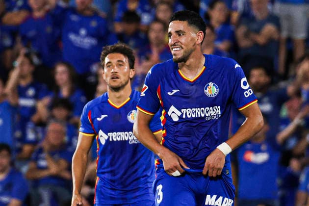Getafe vs Osasuna, on the 38th matchday of the 2025 26 Spanish First Division May 23, 2026, Getafe, Madrid, Spain Abqar during the Spanish championship LaLiga football match between Getafe and Osasuna on 23 May 2026 at Estadio El Coliseum in Getafe, Madrid, Spain Madrid Madrid Madrid Spain Copyright: xAlejandroxMatiasx