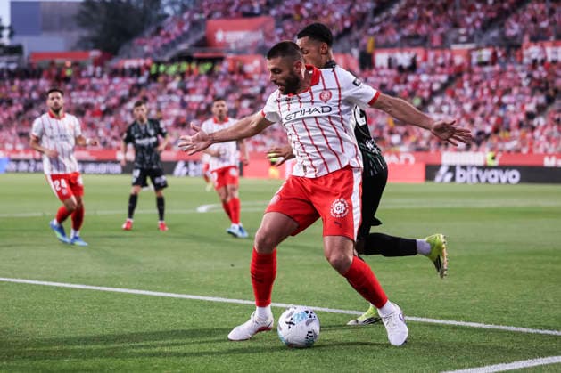 May 23, 2026, Girona, Girona, SPAIN: David Lopez of Girona FC in action during the Spanish league, LaLiga EA Sports, football match played between Girona FC and Elche CF at Montilivi stadium on May 23, 2026 in Girona, Spain. Girona FC V Elche CF - LaLiga EA Sports  - ZUMAa181 20260523_zaa_a181_076 Copyright: xJavierxBorregox