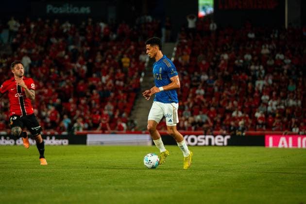 ESP LaLiga EA Sports RCD Mallorca v Real Oviedo Ilyas Chaira of Real Oviedo during LaLiga EA Sports, between RCD Mallorca v Real Oviedo played at Son Moix Stadium in Mallorca on May 23rd, 2026 in Spain Mallorca Spain Futbol Copyright: xAgenciaxLOFx