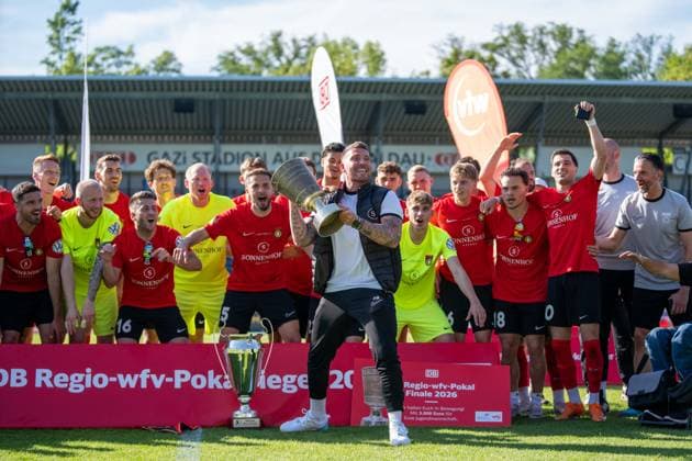 , Stuttgarter Kickers vs SG Sonnenhof Großaspach, Soccer, WFV Cup, Final, 23 05 2026 Stuttgart Degerloch Baden Wuerttemberg Germany Copyright: xkolbert-press PhilipxZieglerx