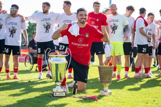 , Stuttgarter Kickers vs SG Sonnenhof Großaspach, Soccer, WFV Cup, Final, 23 05 2026 Stuttgart Degerloch Baden Wuerttemberg Germany Copyright: xkolbert-press PhilipxZieglerx
