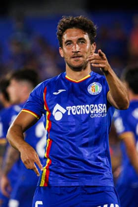 Getafe vs Osasuna, on the 38th matchday of the 2025 26 Spanish First Division May 23, 2026, Getafe, Madrid, Spain Luis Milla celebrates his goal during the Spanish championship LaLiga football match between Getafe and Osasuna on 23 May 2026 at Estadio El Coliseum in Getafe, Madrid, Spain Madrid Madrid Madrid Spain Copyright: xAlejandroxMatiasx