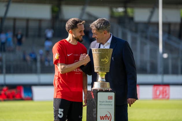 , Stuttgarter Kickers vs SG Sonnenhof Großaspach, Soccer, WFV Cup, Final, 23 05 2026 Stuttgart Degerloch Baden Wuerttemberg Germany Copyright: xkolbert-press PhilipxZieglerx
