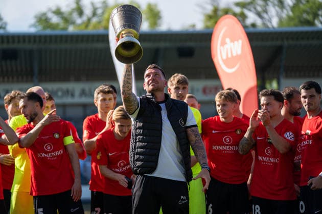 , Stuttgarter Kickers vs SG Sonnenhof Großaspach, Soccer, WFV Cup, Final, 23 05 2026 Stuttgart Degerloch Baden Wuerttemberg Germany Copyright: xkolbert-press PhilipxZieglerx