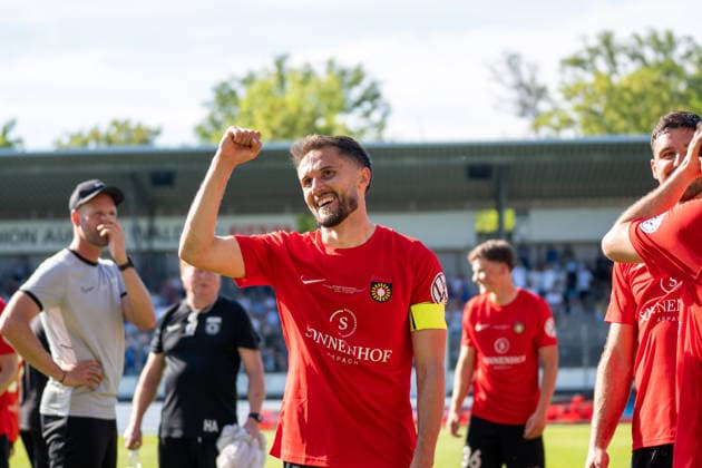 Volkan Celiktas SG Sonnenhof Großaspach, 05 close to tears, Stuttgarter Kickers vs SG Sonnenhof Großaspach, Football, WFV Cup, Final, 23 05 2026 Stuttgart Degerloch Baden Wuerttemberg Germany Copyright: xkolbert-press PhilipxZieglerx