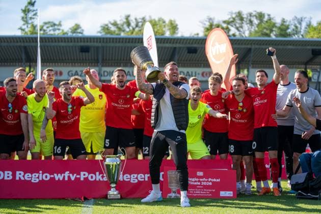 , Stuttgarter Kickers vs SG Sonnenhof Großaspach, Soccer, WFV Cup, Final, 23 05 2026 Stuttgart Degerloch Baden Wuerttemberg Germany Copyright: xkolbert-press PhilipxZieglerx