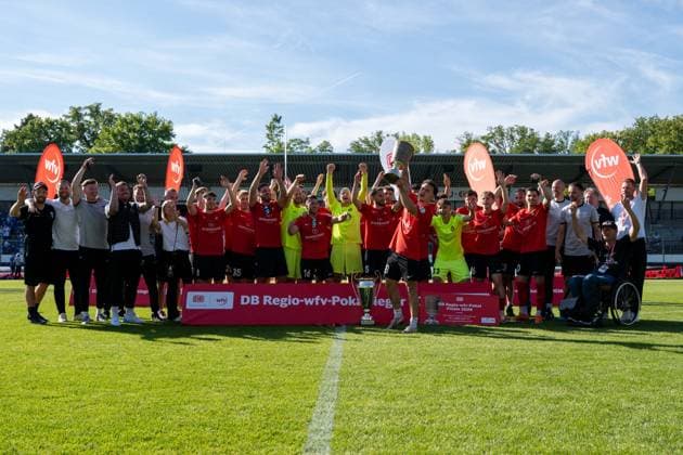, Stuttgarter Kickers vs SG Sonnenhof Großaspach, Soccer, WFV Cup, Final, 23 05 2026 Stuttgart Degerloch Baden Wuerttemberg Germany Copyright: xkolbert-press PhilipxZieglerx