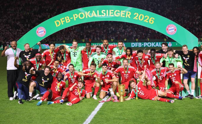 Cup Winner FC Bayern Munich Sport Football Soccer Final DFB Cup 2026 Season 2025 2026 23 05 2026 FC Bayern Munich FCB vs VfB Stuttgart