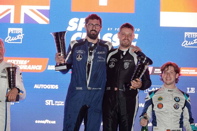 LE MANS CLASSIC SERIES 2026 - SPA-CLASSIC 01 GUENAT Maxime (che), Shelby Cobra Daytona Coupe 1965, Sixties Endurance, Podium portrait during the 2026 Spa-Classic, 2nd round of the Le Mans Classic Series 2026, from May 22 to 24 in Circuit de Spa-Francorchamps, in Stavelot, Belgium - StavelotBelgium  Copyright: xPauloxMariax