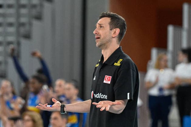 VOLLEYball - Friendly - AIA Aequilibrium Cup Women Elite - Italy vs. Turkiye Photo by IPA ABACAPRESS.COM85010627 - Daniele Santarelli (Turkiye) head coach during AIA Aequilibrium Cup Women Elite - Italy vs Turkiye, Volleyball Test Match in Genoa, Italy, May 23 2026 Genoa Italy  Copyright: xIPAxSport ABACAx
