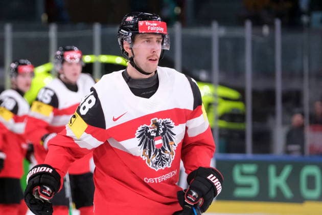IIHF - World Championship, WM, Weltmeisterschaft - Austria vs Germany - Lucas Thaler Zurich Swiss Life Arena Zürich Schweiz Copyright: xSergioxBrunettix