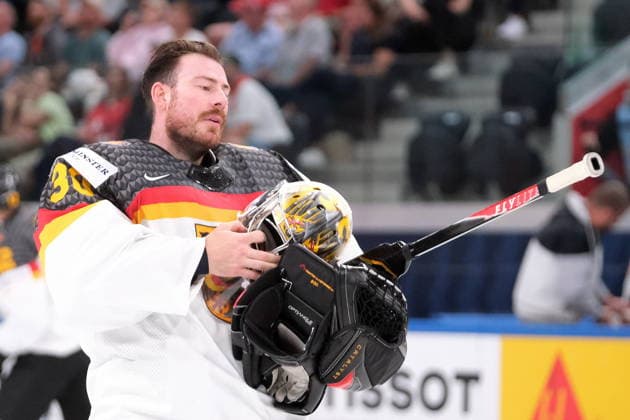 IIHF - World Championship, WM, Weltmeisterschaft - Austria vs Germany - Grubauer Philipp Zurich Swiss Life Arena Zürich Schweiz Copyright: xSergioxBrunettix