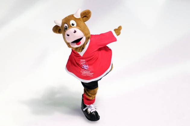 IIHF - World Championship, WM, Weltmeisterschaft - Austria vs Germany - Cooly the mascotte Zurich Swiss Life Arena Zürich Schweiz Copyright: xSergioxBrunettix