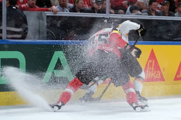 IIHF - World Championship, WM, Weltmeisterschaft - Austria vs Germany - moment of the match Zurich Swiss Life Arena Zürich Schweiz Copyright: xSergioxBrunettix
