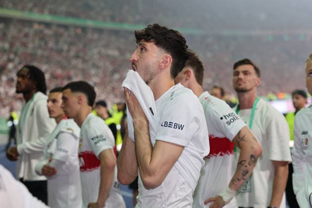 23 05 26 DFB Pokal Final 2026 FC Bayern Munich VfB Stuttgart Germany, Berlin, 23 05 2026, Football, Season 2025 2026, DFB Pokal Final 2026 Berlin, FC Bayern Munich VfB Stuttgart Atakan Karazor, VfB